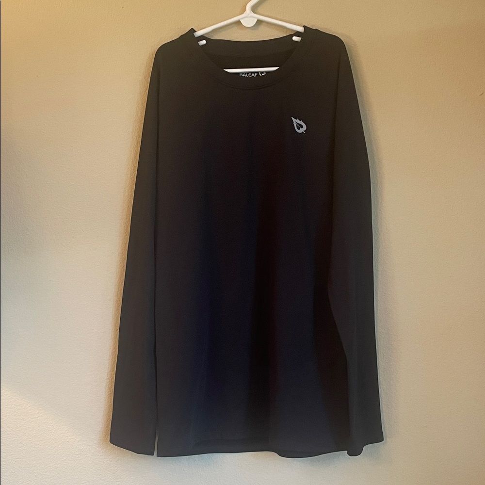 Boys base layer Baleaf Black Long Sleeve Tee youth XL
